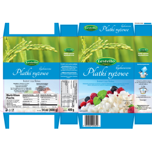 Lestello płatki ryżowe błyskawiczne 400 g